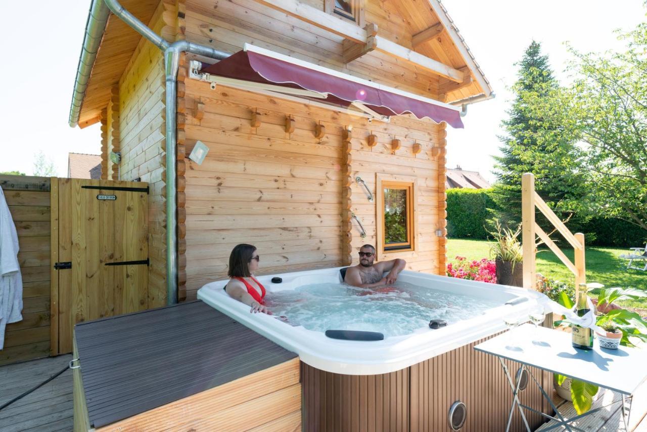 Chalet & Spa Sur La Cote Fleurie Auberville Buitenkant foto