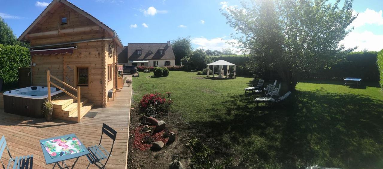Chalet & Spa Sur La Cote Fleurie Auberville Buitenkant foto